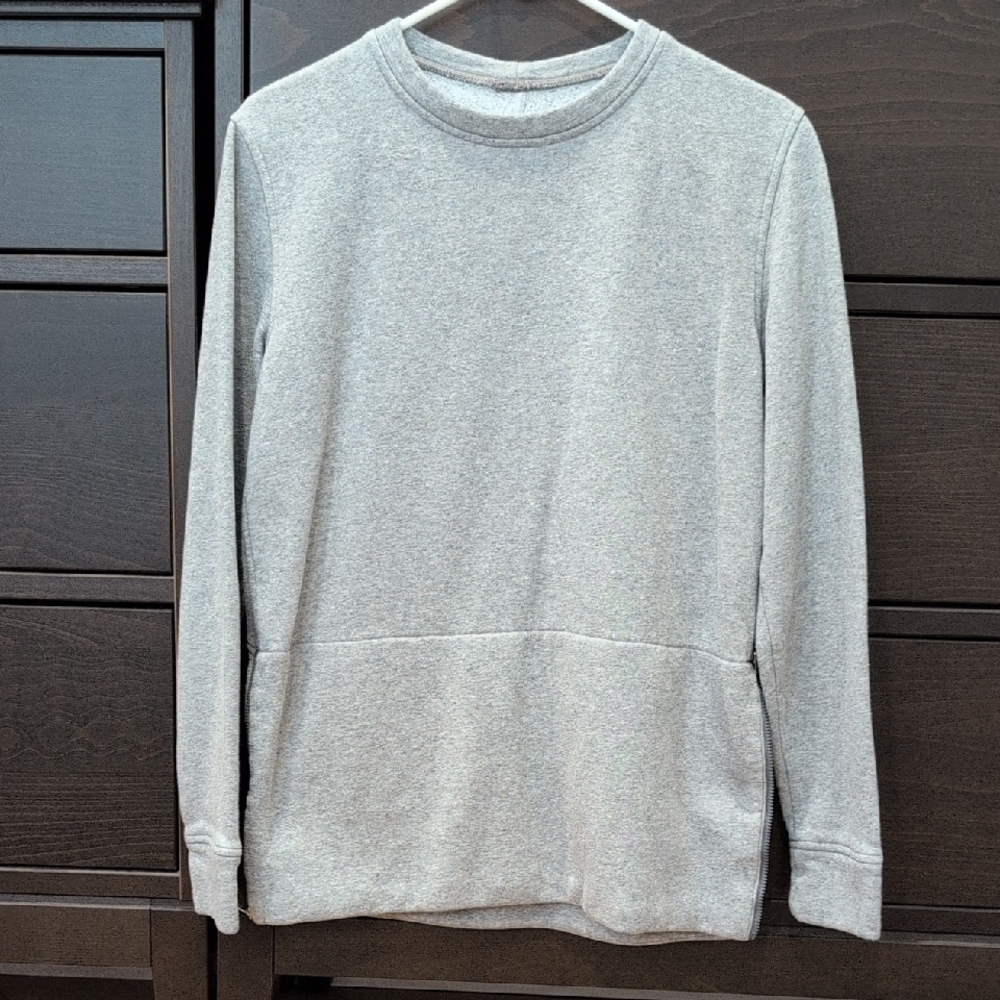 Lululemon Crew Neck Sweater w/ Side Zippers